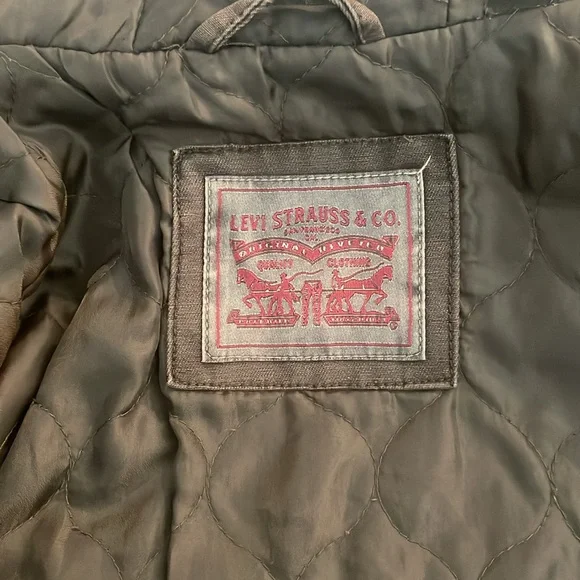 Levi’s Hooded Military Army Style Jacket Size XS NWT - Picture 12 of 14